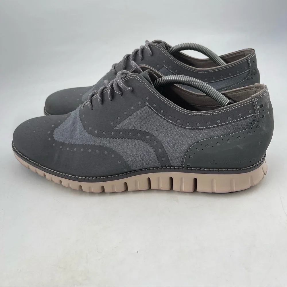 Cole Haan Men’s Zerogrand Embrostitch - SZ 12 M - Blue Wingtip Oxford Sneaker
